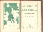 American Guerrilla in the Philippines 1945 Book