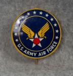 WWII US Army Air Force Patriotic Pin Button