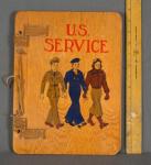 WWII US Service Scrapbook Album