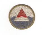 WWII Iceland Base Command Patch Green Back