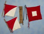 WWII US Army Signal Flag Set Wig Wags