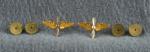 WWII Army Officer AAF Collar Pin Pair