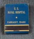 WWII Matchbook US Naval Hospital Farragut