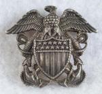 WWII USN Navy Cap Insignia Badge
