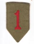 WWII 1st Infantry Division Patch