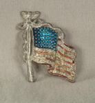 WWII US Flag Sweetheart Pin