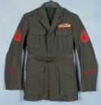 WWII era USMC Marine Uniform Jacket Named