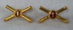 WWII Army Officer Coastal Artillery Pin Set