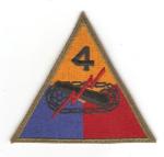 WWII 4th Armored Division Patch