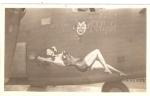 WWII USAAF Nose Art Photograph Devil's Delight