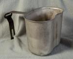 WWII Aluminum Canteen Cup 1944 KM Co