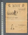 WWII USMC Marine Corps Boot Newspaper Paris Island