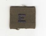 WWII Navy 'E' Excellence Patch Award 