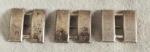 WWII US Army Captain Insignia Set of 3 Sterling