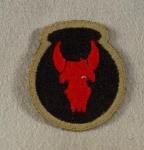 WWII 34th Infantry Division Theater Made Patch