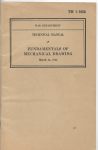 Fundamentals Mechanical Drawing Manual TM 1-1050