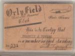 Orly Field Paris Enlisted Club Member Card