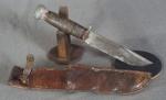WWII Era RH 36 Pal Fighting Knife and Scabbard