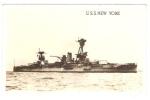WWII USS New York Ship Postcard 