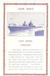 WWII USS Sawry Submarine 1939 Worlds Fair Card 
