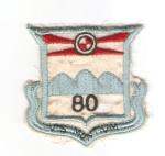 WWII 80th Infantry Division Felt Patch King