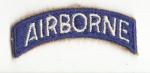 WWII Blue Airborne Division Patch Tab