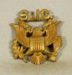 WWII Army ROTC Visor Cap Hat Eagle St John's SJC