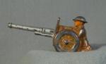 WWII US Army Toy Soldier Cannoneer Antitank 