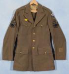 WWII Alaska Command Uniform Jacket Blouse Named