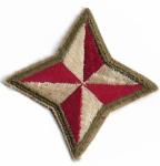 WWII 48th Infantry Division Patch White Back