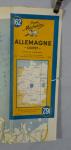 WWII French Michelin Map of Western Germany 1944