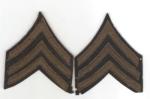 WWII Sergeant Rank Patches Felt