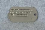 WWII era Family Dependant Army Dog Tag