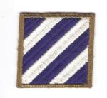 WWII Patch 3rd Infantry Division Ribbed Weave