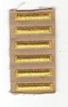 WWII Army 6 Overseas Stripes Khaki