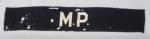 WWII era Army MP Armband Brassard Theater Made