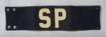 WWII USN Navy SP Shore Patrol Armband Theater Made