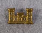 WWI Engineer Officer Collar Pin Open Windows