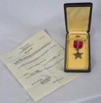 WWII Named Bronze Star Medal & Document LTC Slade