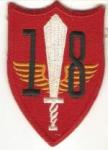 WWII USMC 18th Defense Battalion Patch