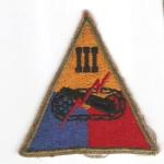 WWII Patch 3rd Armored Corps
