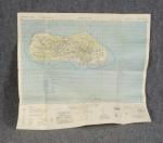WWII Map Ryukyu Retto Shima Okinawa 1944