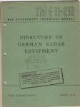 TM E 11-219 Directory of German Radar Equipment