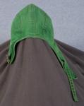 WWII Navy Flight Deck Crewman Green Cloth Helmet