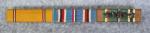WWII Army Ribbon Bar 3 Place ETO Arrowhead