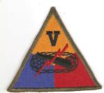 WWII 5th Armored Corps Patch