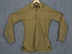 WWII US Army OD Wool Field Shirt 15x35