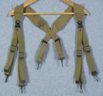WWII US Army M36 Equipment Suspenders 1942