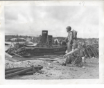 WWII Press Photo Marines on Guam 1944