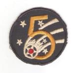 WWII 5th USAAF Air Force Theater Made Patch